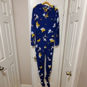 Hoodie footie pajamas